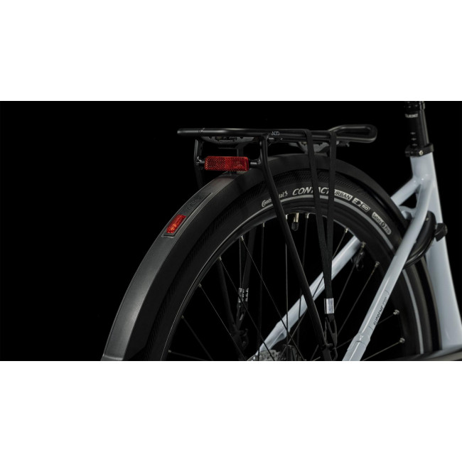 Elektrinis dviratis Cube Supreme Hybrid EXC 625 Easy Entry flashwhite'n'black 2023