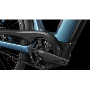 Elektrinis dviratis Cube Supreme Hybrid EXC 500 Easy Entry blue'n'black 2023