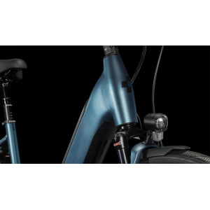 Elektrinis dviratis Cube Supreme Hybrid EXC 625 Easy Entry blue'n'black 2023