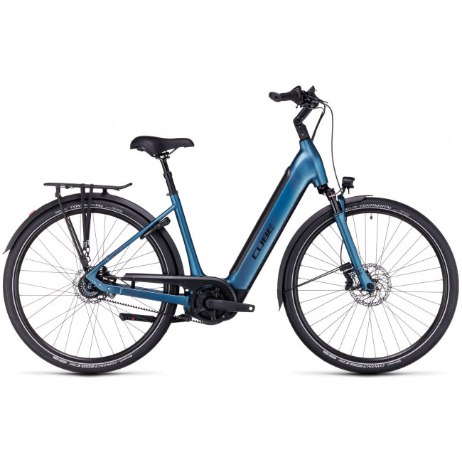 Elektrinis dviratis Cube Supreme RT Hybrid EXC 500 Easy Entry blue'n'black 2023