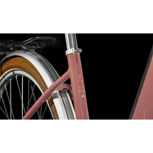 Elektrinis dviratis Cube Ella Cruise Hybrid 500 Easy Entry twinkle'n'cream 2023