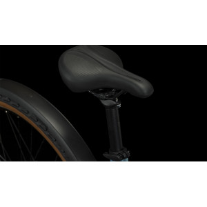 Elektrinis dviratis Cube Nuride Hybrid Performance 500 Allroad Trapeze metalblue'n'red 2023