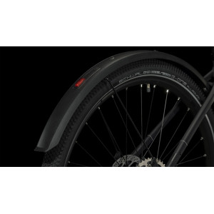 Elektrinis dviratis Cube Nuride Hybrid Pro 625 Allroad Trapeze black'n'metal 2023