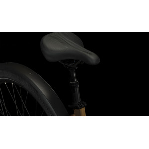 Elektrinis dviratis Cube Nuride Hybrid EXC 750 Allroad Trapeze caramel'n'black 2023