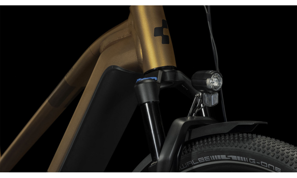 Elektrinis dviratis Cube Nuride Hybrid EXC 750 Allroad Trapeze caramel'n'black 2023 - 3