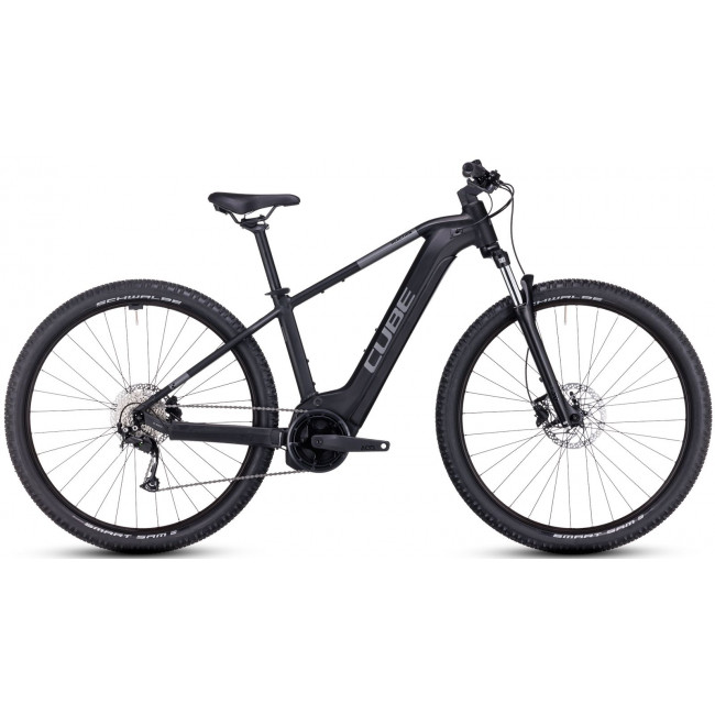 Elektrinis dviratis Cube Reaction Hybrid Performance 500 27.5 black'n'grey 2023