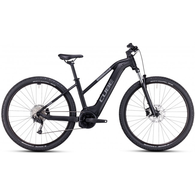 Elektrinis dviratis Cube Reaction Hybrid Performance 500 Trapeze 27.5 black'n'grey 2023