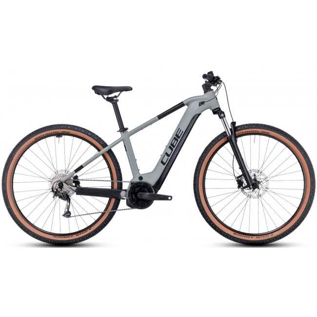 Elektrinis dviratis Cube Reaction Hybrid Performance 500 27.5 swampgrey'n'black 2023