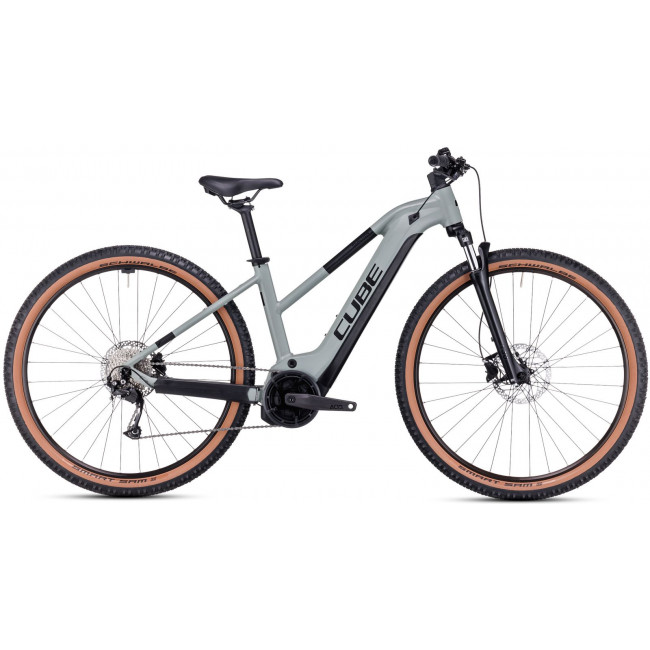 Elektrinis dviratis Cube Reaction Hybrid Performance 500 Trapeze 27.5 swampgrey'n'black 2023