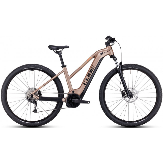Elektrinis dviratis Cube Reaction Hybrid Performance 625 Trapeze 27.5 metallicbrown'n'orange 2023