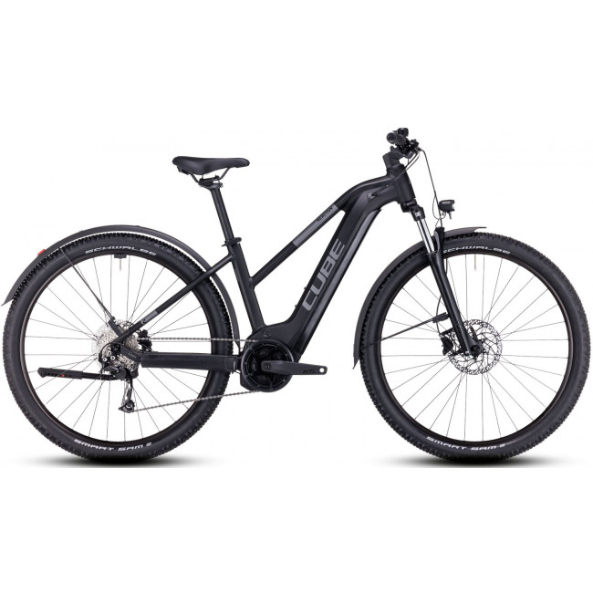 Elektrinis dviratis Cube Reaction Hybrid Performance 500 Allroad Trapeze 27.5 black'n'grey 2023