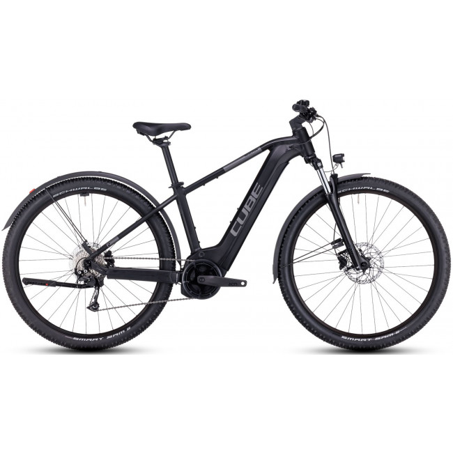 Elektrinis dviratis Cube Reaction Hybrid Performance 625 Allroad 27.5 black'n'grey 2023