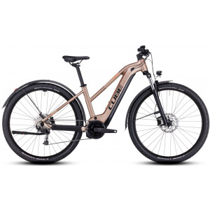 Elektrinis dviratis Cube Reaction Hybrid Performance 500 Allroad Trapeze 29 metallicbrown'n'orange 2023