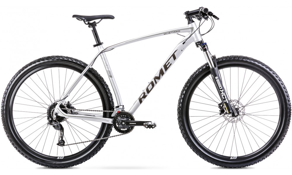 Dviratis Romet Mustang M3 29" 2023 silver-grey - 1