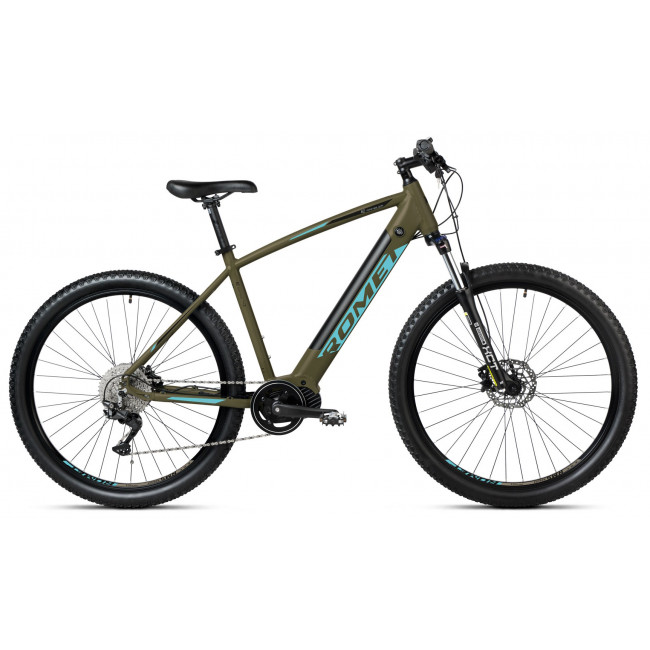 Elektrinis dviratis Romet Rambler E9.0 29" 2023 mokka-turquoise