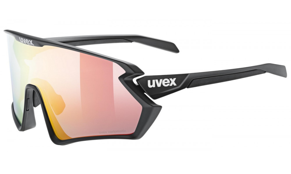 Dviratininko akiniai Uvex sportstyle 231 2.0 V black matt / litemirror red - 1
