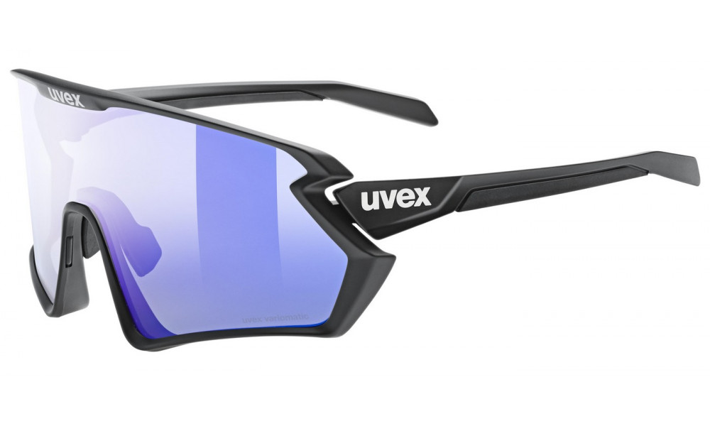 Dviratininko akiniai Uvex sportstyle 231 2.0 V black matt / litemirror blue - 1