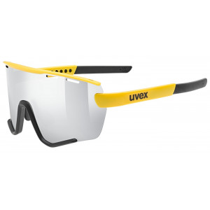 Dviratininko akiniai Uvex sportstyle 236 Set sunbee-black matt / mirror silver