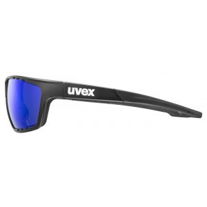 Akiniai Uvex sportstyle 706 black matt / mirror blue