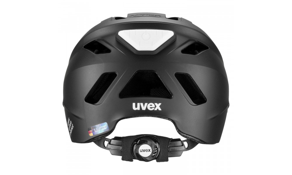 Šalmas Uvex urban planet LED black matt - 2 Šalmas Uvex urban planet LED black matt - 2