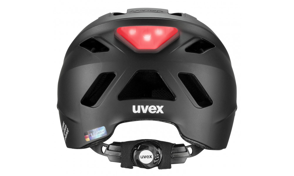 Šalmas Uvex urban planet LED black matt - 3 Šalmas Uvex urban planet LED black matt - 3