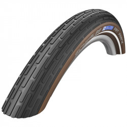 Padanga 28" Schwalbe Fat Frank HS 375 Active Wired 50-622 Black/Coffee-Reflax