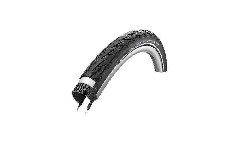 Padanga 24" Schwalbe Delta Cruiser Plus HS 431, Active Wired 37-540 Reflex 