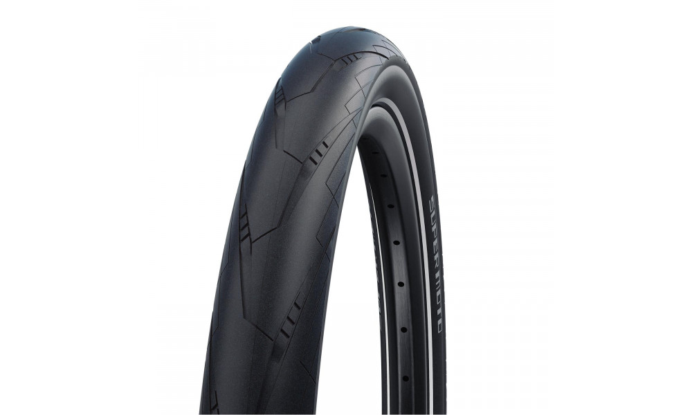 Padanga 27.5" Schwalbe Super Moto HS 605, Perf Wired 62-584 Addix Reflex - 1