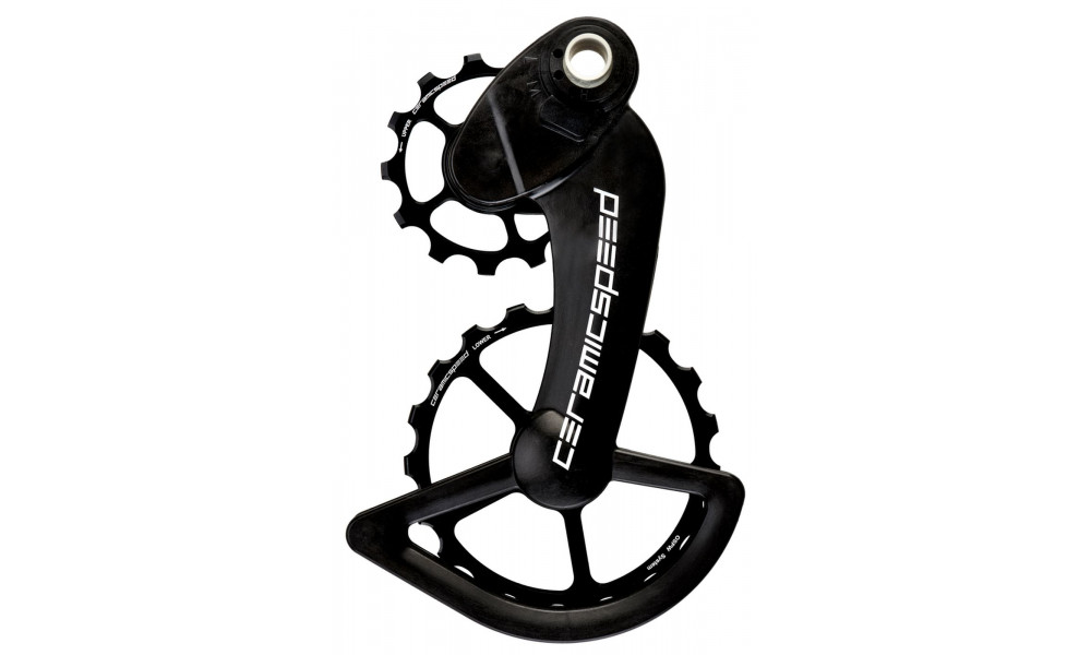Galinio pavarų perjungėjo ratukų komplektas CeramicSpeed Oversized for Campagnolo 11s Mechanical/EPS Alloy 607 stainless stee 