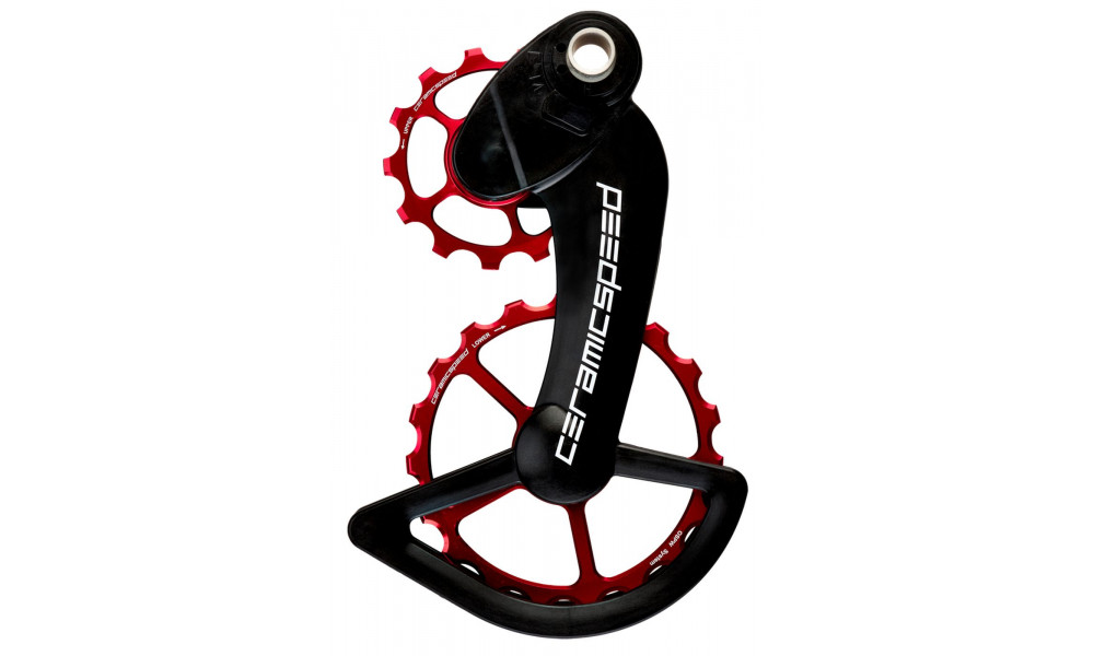 Galinio pavarų perjungėjo ratukų komplektas CeramicSpeed Oversized for Campagnolo 11s Mechanical/EPS Alloy 607 stainless stee 
