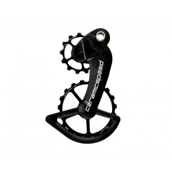 Galinio pavarų perjungėjo ratukų komplektas CeramicSpeed Oversized for Campagnolo 12s EPS Alloy 607 stainless steel black (10 Galinio pavarų perjungėjo ratukų komplektas CeramicSpeed Oversized for Campagnolo 12s EPS Alloy 607 stainless steel black (10