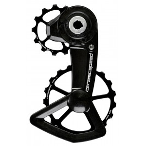 Galinio pavarų perjungėjo ratukų komplektas CeramicSpeed Oversized X for SRAM Red/Force/Rival AXS XPLR Ctd Alloy 607 Coated b