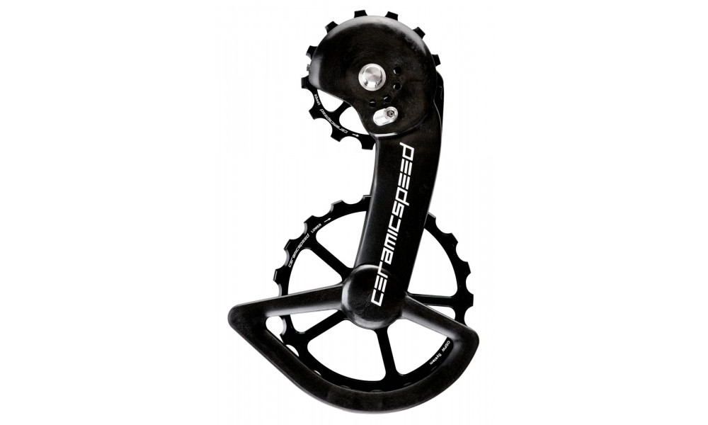 Galinio pavarų perjungėjo ratukų komplektas CeramicSpeed Oversized X for Shimano GRX810/815/Ultegra RX800/805 Coated Alloy 60 