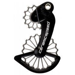 Galinio pavarų perjungėjo ratukų komplektas CeramicSpeed Oversized 3D Printed Hollow Titanium for Campagnolo 12s EPS 07 Coate