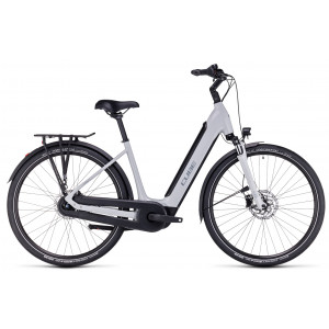 Elektrinis dviratis Cube Supreme Hybrid ONE 400 Easy Entry grey'n'grey 2023