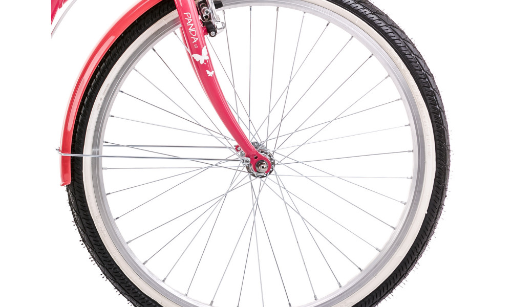 Dviratis Romet Panda 1 24" Alu 2023 pink - 5