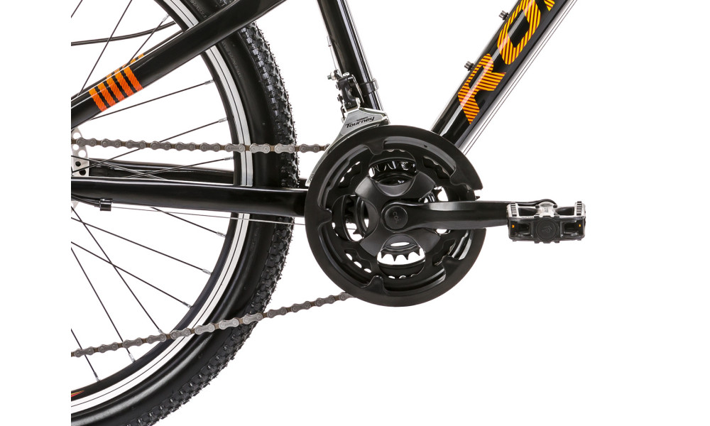Dviratis Romet Rambler Dirt 24" Alu 2023 black-orange - 6