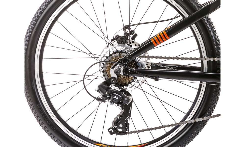 Dviratis Romet Rambler Dirt 24" Alu 2023 black-orange - 7