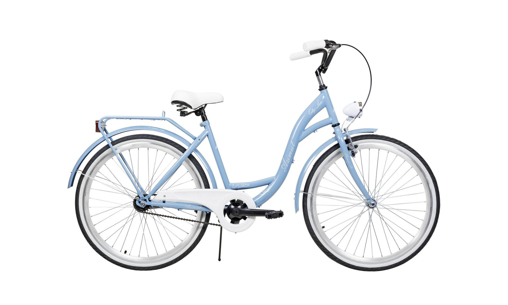 Dviratis AZIMUT City Lux 26" 2025 light blue-white - 5