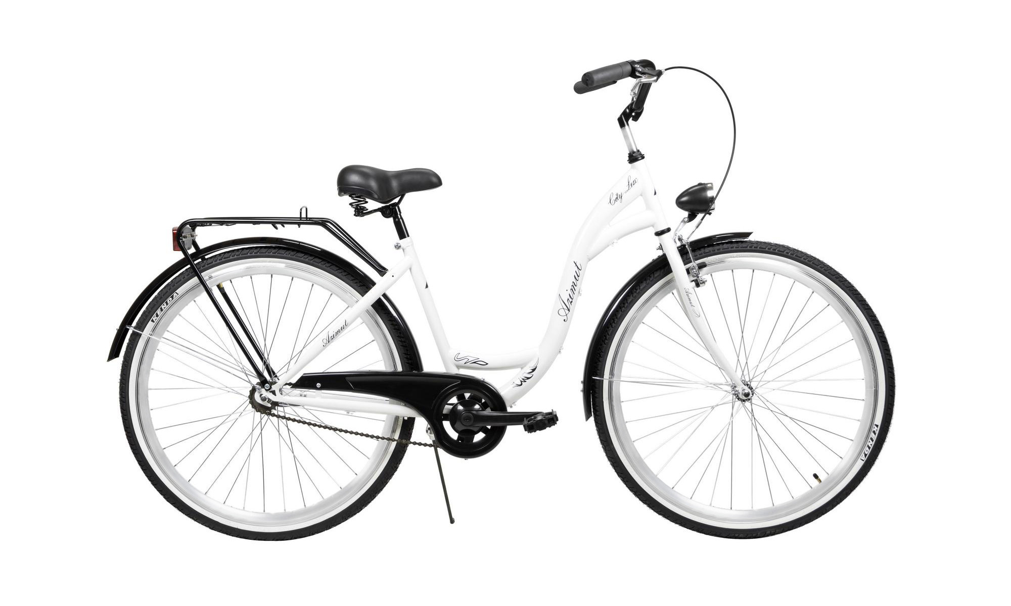 Dviratis AZIMUT City Lux 28" 2025 white-black - 8