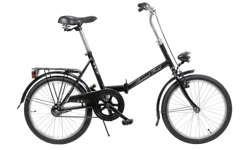 Dviratis AZIMUT Fold 20" 2025 black shiny - 5