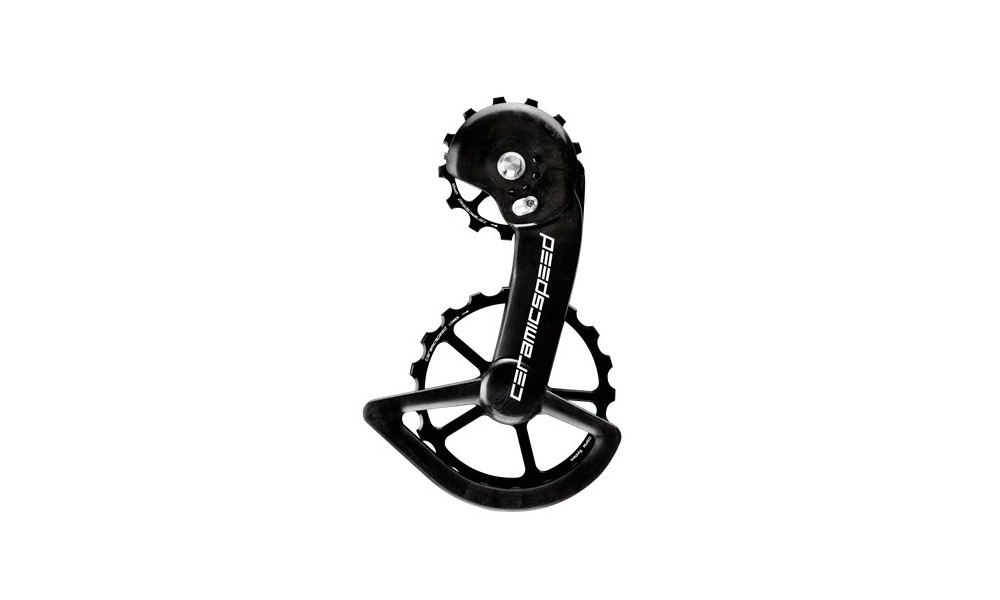 Galinio pavarų perjungėjo ratukų komplektas CeramicSpeed Oversized X for Shimano GRX810/815/Ultegra RX800/805 Alloy 607 stain 