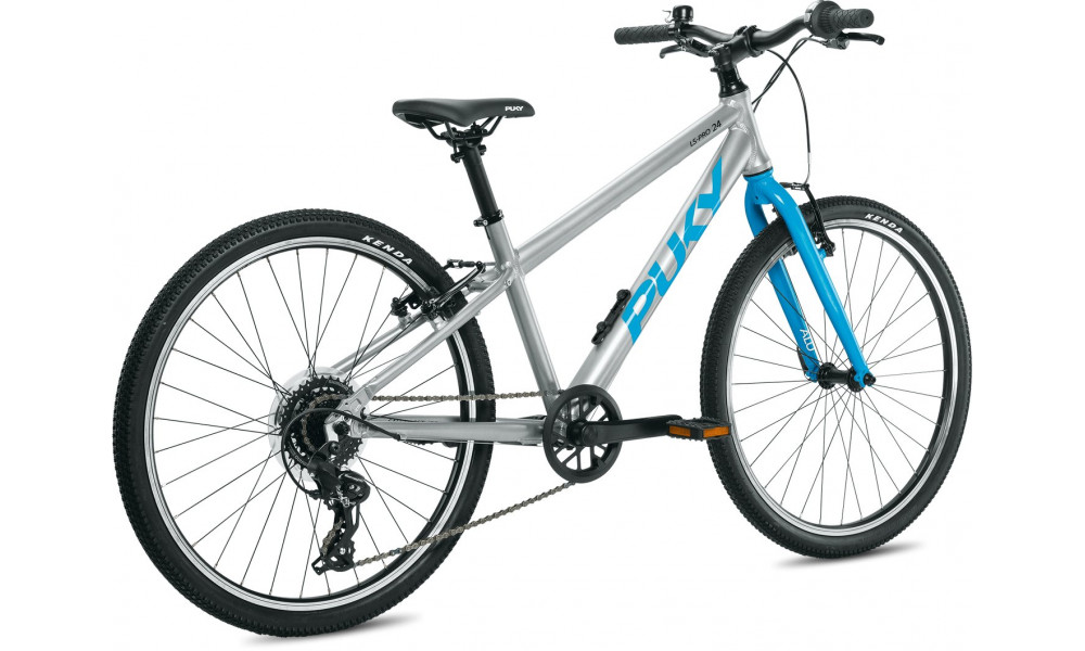 Dviratis PUKY LS-PRO 24-8 Alu silver/fresh blue - 3