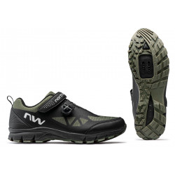 Dviratininko batai Northwave Corsair MTB AM black-forest green Dviratininko batai Northwave Corsair MTB AM black-forest green