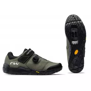 Dviratininko batai Northwave Overland Plus MTB AM dark green Dviratininko batai Northwave Overland Plus MTB AM dark green