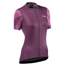 Dviratininko marškinėliai Northwave Origin WMN S/S purple