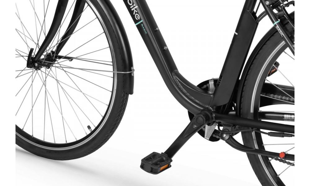 Elektrinis dviratis Ecobike Basic 28" 2026 black - 6