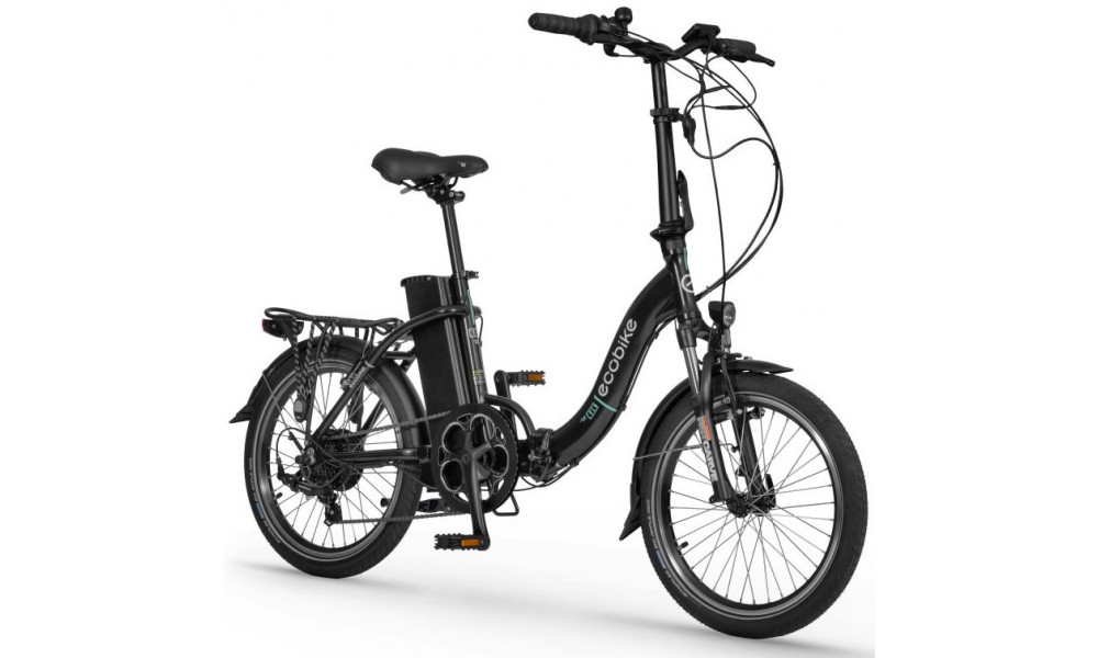 Elektrinis dviratis Ecobike Even 20" 2023 black - 1