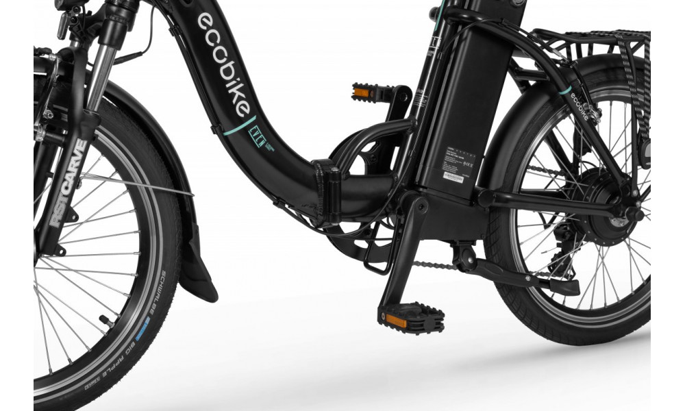 Elektrinis dviratis Ecobike Even 20" 2025 black - 2