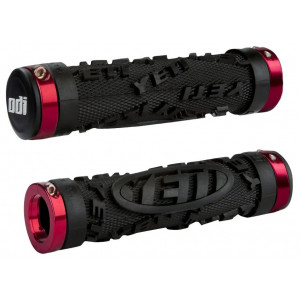 Vairo rankenėlės ODI Yeti HC MTB Lock-On Bonus Pack Black/Red
